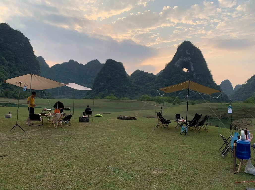 6 Beautiful Green Camping Spots in Cao Bang 6 Beautiful Green Camping Spots in Cao Bang