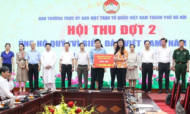 Over VND50 billion raised for the "For the seas and islands of Vietnam" Fund in 2022