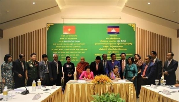 Vietnam - Cambodia Friendship Association Visit Siem Reap's Khmer - Vietnam Association
