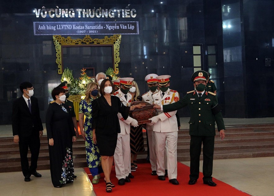 Memorial Ceremony of the People's Armed Forces Hero, Kostas Sarantidis-Nguyen Van Lap