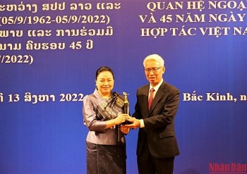 Vietnamese, Laotian Embassies in China Hold Friendship Exchange