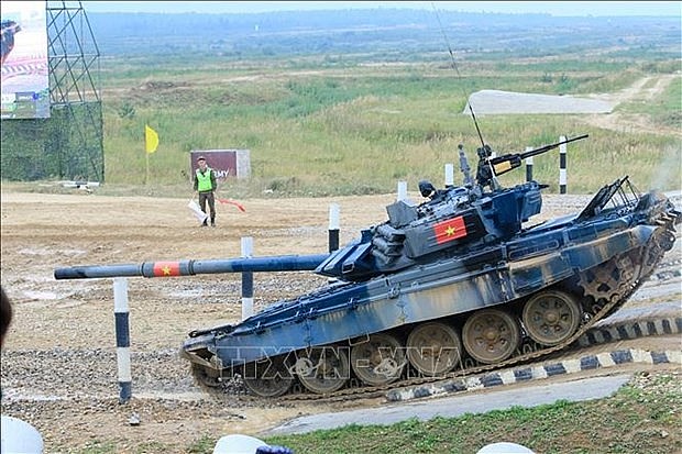 Vietnam enters semi-finals of “Tank Biathlon” event at Army Games 2022. Photo: VNA