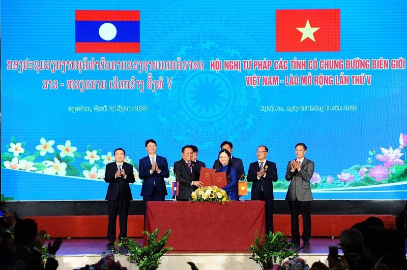5th Conference of Justices of Border Provinces of Vietnam and Laos Held