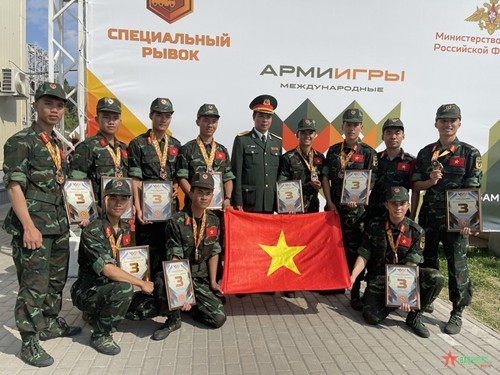 Army Games 2022: Vietnam Brings Home 1 Gold, 2 Silvers, 5 Bronzes