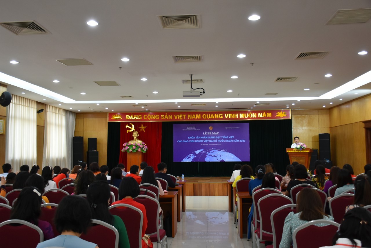 The closing ceremony. (Photo: Thoi Dai)