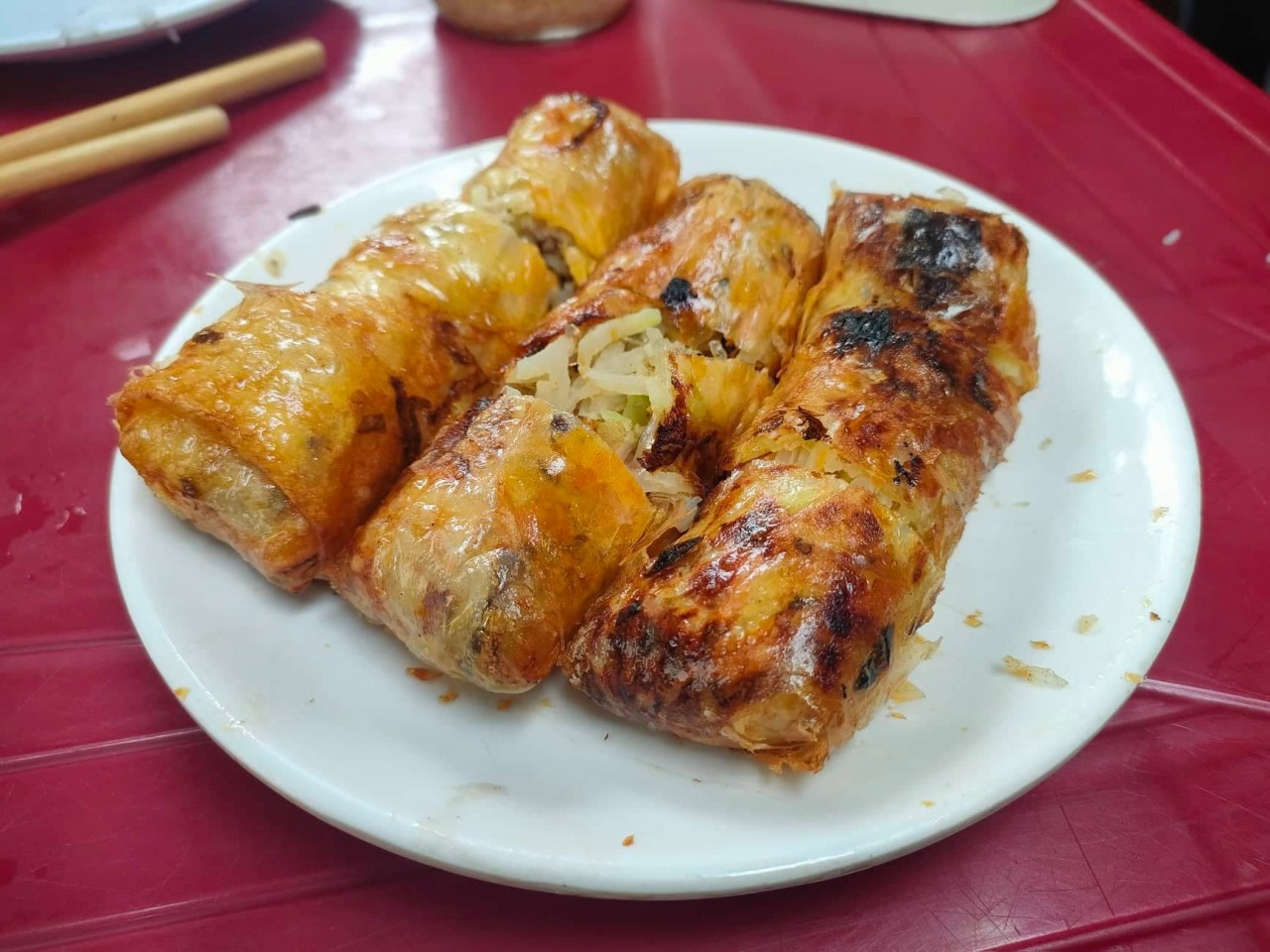 The spring rolls Adam spoke so highly of (Photo: Jason Law)