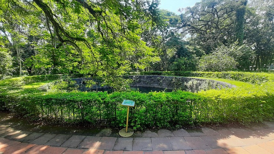 Ancient well - green well water all year round provides water for Lam Kinh power. Photo: Tuoi Tre