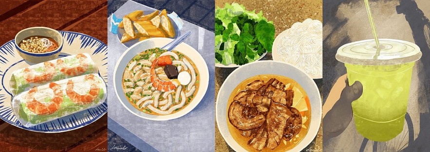 Vietnamese Cuisine as Depicted by Filipino Artistry
