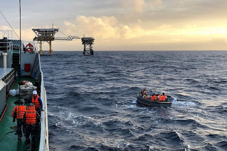 DK1 rig house - Sacred Milestones of Sovereignty at Sea