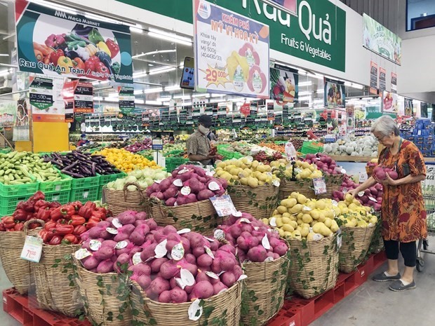 US fruits introduced at MM Mega Market. Photo: VNA