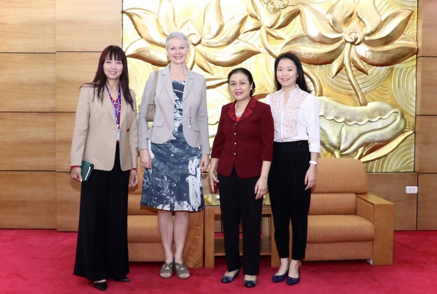 VUFO President Receives Newly Arrived Norwegian Ambassador to Vietnam