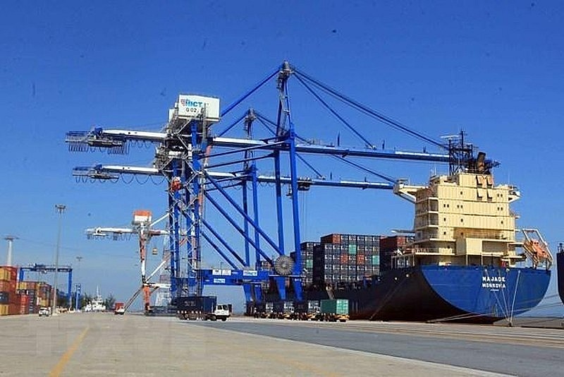 At Hai Phong port (Photo: VNA)
