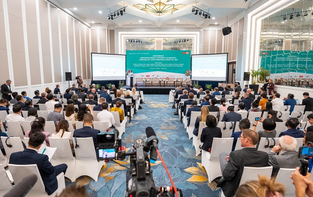 the Crown Prince Couple officially opened the Denmark-Vietnam Sustainable Energy Summit 