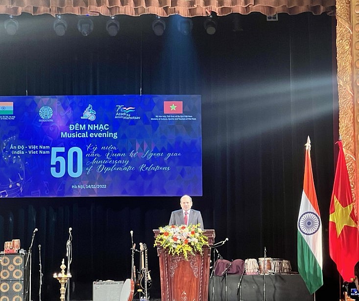 An Unique Musical Night Celebrating 50 Years Anniversary of Vietnam - India Relationship
