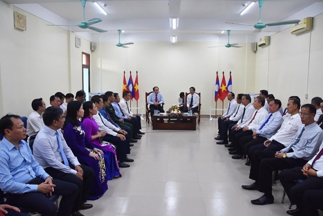 At the meeting. Source: daidoanket.vn
