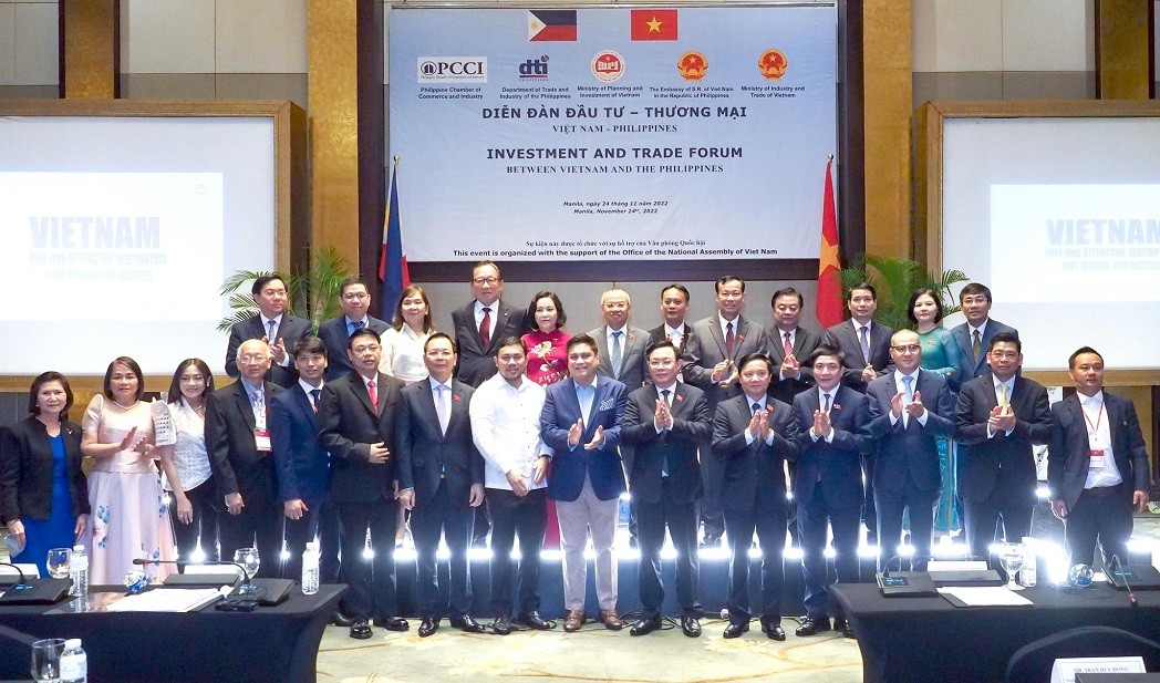 At the Vietnam-Philippines Investment-Trade Forum. Photo: VNA