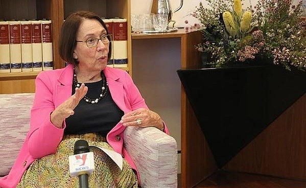 President of the Australian Senate Sue Lines. Photo: VNA