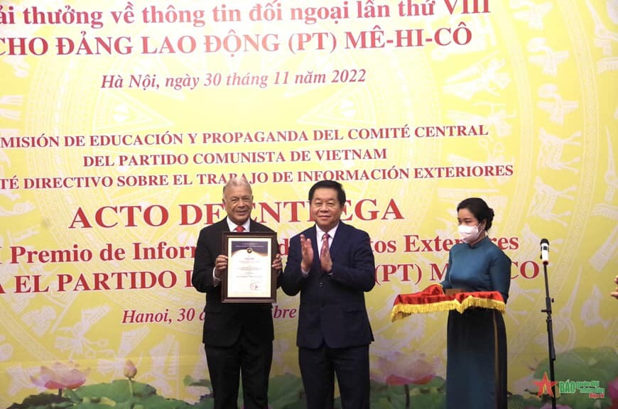 Vietnam, Mexico Parties Strengthen Ties