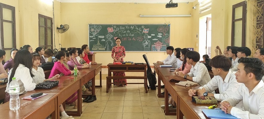 Friendship School 80 (Son Tay, Hanoi) has sent out invitations to all Lao students enrolled at the institution as a response to the competition. Photo: Thoi Dai