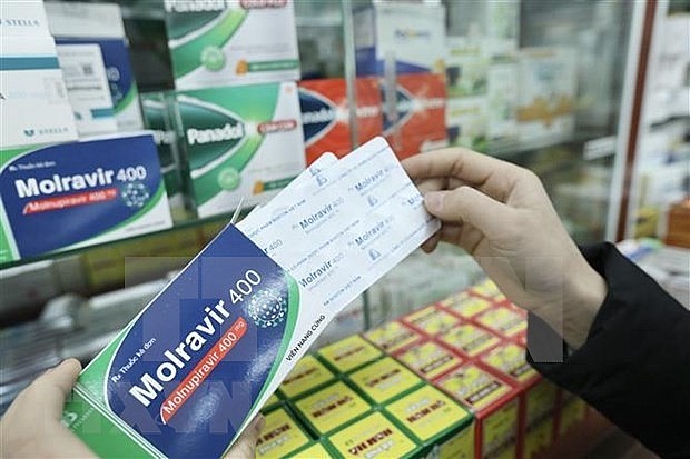 COVID-19 treatment drug Monulpiravir. Photo: VNA