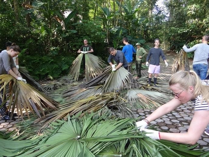 International visitors participate in activities at Thai Hai village (Photo: thaihai.vn).