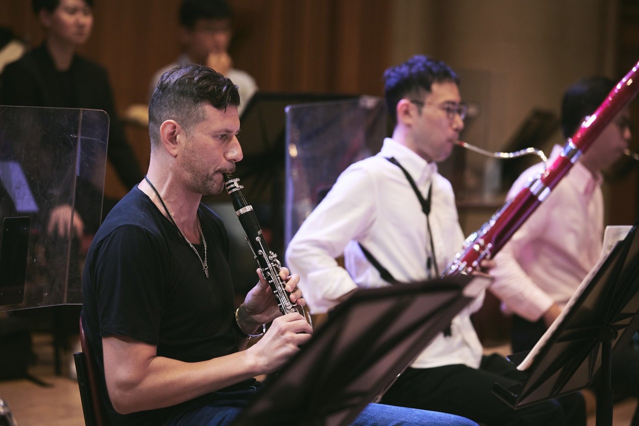 The musicians are back in the rehearsal hall this week, preparing for a conducting workshop to be held by Olivier Ochanine and the SSO from Thursday to Saturday. The musicians are back in the rehearsal hall this week, preparing for a conducting workshop to be held by Olivier Ochanine and the SSO from Thursday to Saturday.