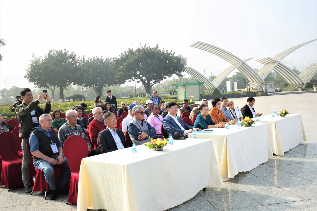 International Delegates Plant Peace Trees in Hanoi