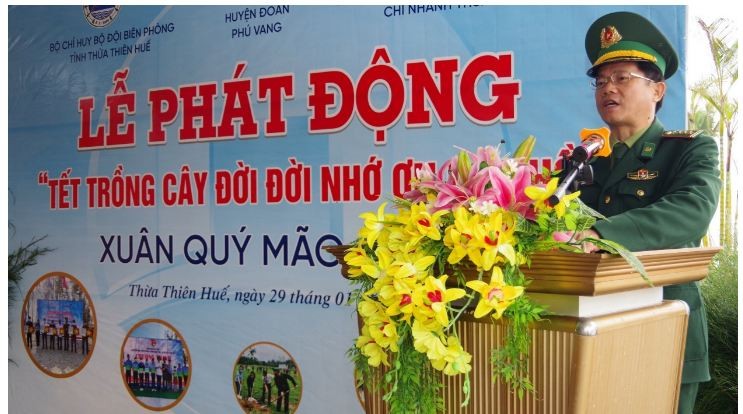 Thua Thien Hue Border Guards Launches New Year Tree Planting Festival