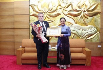 Brazilian Ambassador Granted VUFO's Highest Medal