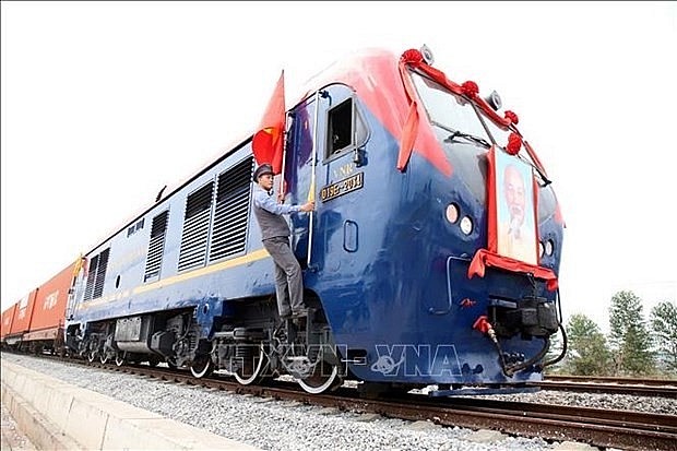 There will be a fleet of trains running from Kep to Dong Dang station in the border province of Lang Son and then to China’s Pingxiang station. (Photo: VNA)