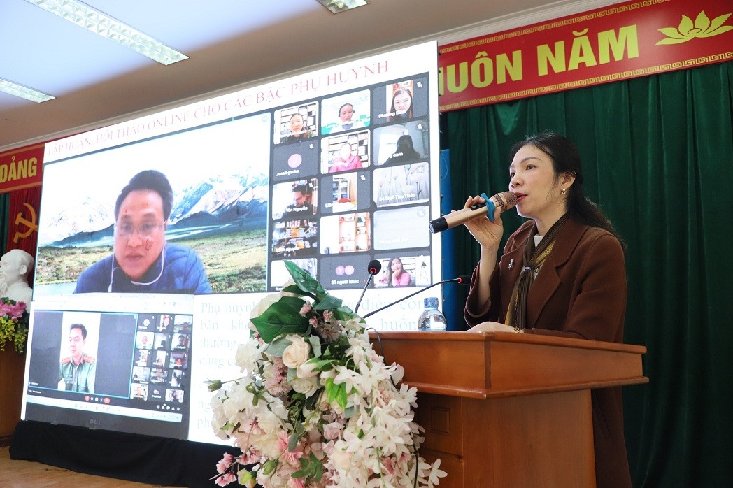 The workshop takes place in two days in Cao Bang province with the participation of 72 delegates. Source: ChildFund Vietnam
