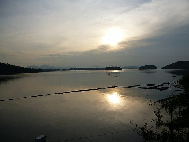 The Magnificent Sunrise Over the Truong Son Dong Range