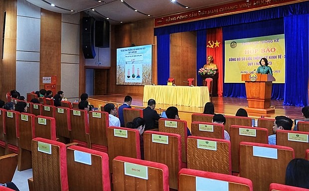 The GSO press conference on March 29 (Photo: VNA)
