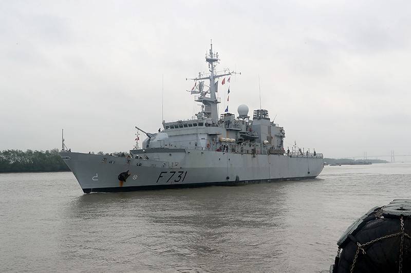 French Frigate Prairial Visits Hai Phong City