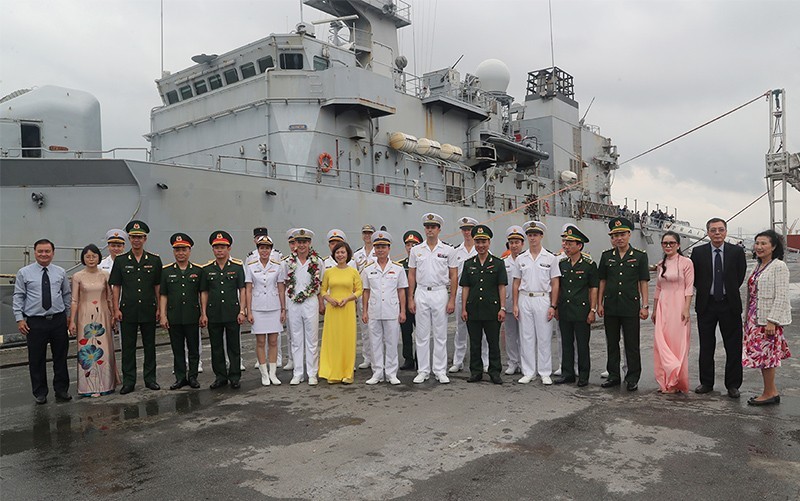 French Frigate Prairial Visits Hai Phong City