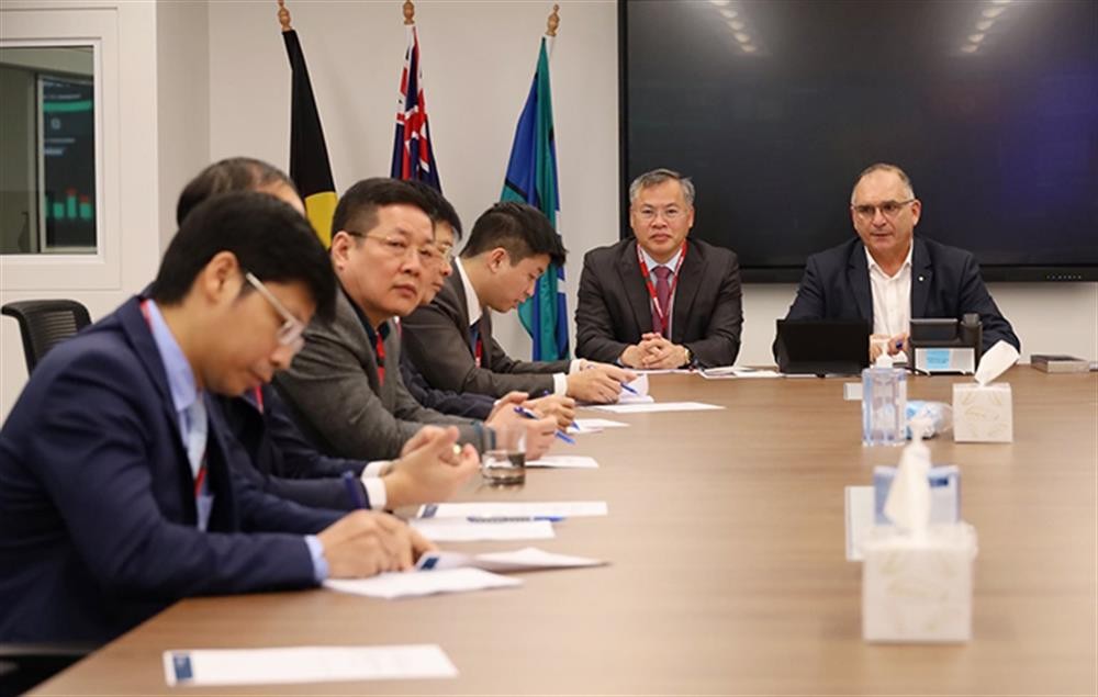 the Vietnamese officers had meetings with representatives from the National Emergency Management Agency