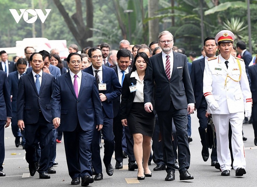 Czech PM Petr Fiala' makes an official visit to Vietnam from April 20-22 at the invitation of his Vietnamese counterpart Pham Minh Chinh.
