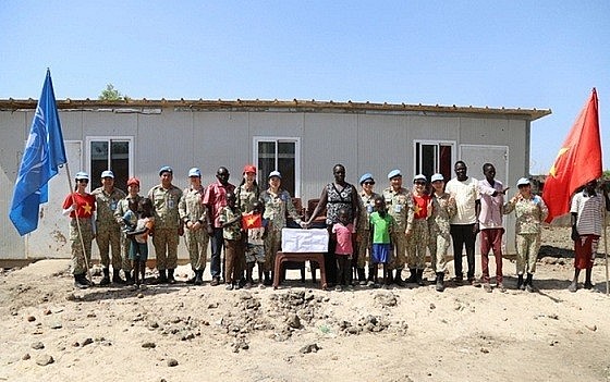 Vietnam Engineers Build Classrooms for Abyei Children