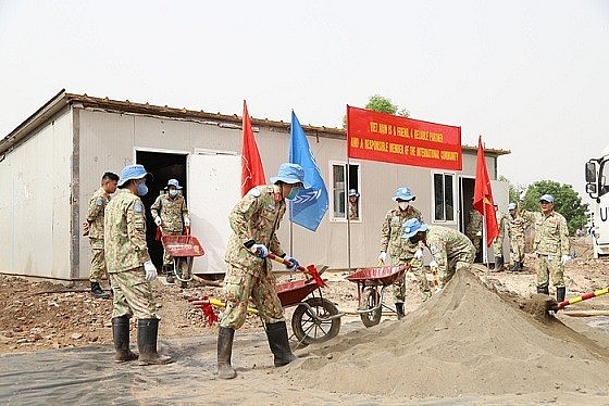 Vietnam Engineers Build Classrooms for Abyei Children