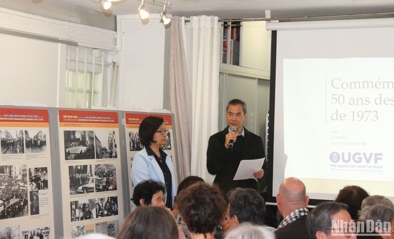 UGVF President Vuong Huu Nhan speaks at the event. Photo: NDO