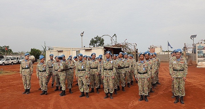 Vietnam Establishes Flagpole at UNMISS
