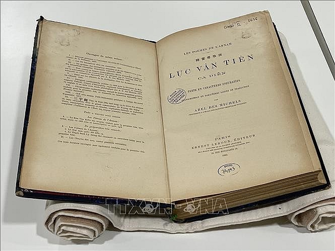 Ancient Vietnamese Writings Translated to Romanized Script, Displayed in France