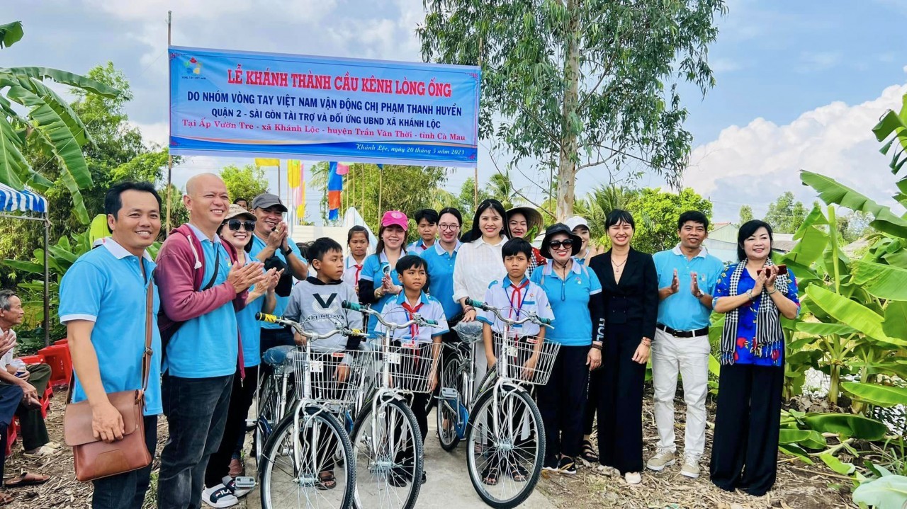 HCM City's Charity Group Builds Two Bridges in Ca Mau Province