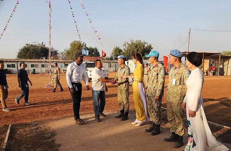 Vietnamese 'Blue Beret' Soldiers at UNISFA Mission