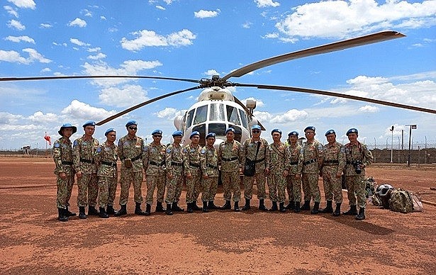 Vietnamese 'Blue Beret' Soldiers at UNISFA Mission
