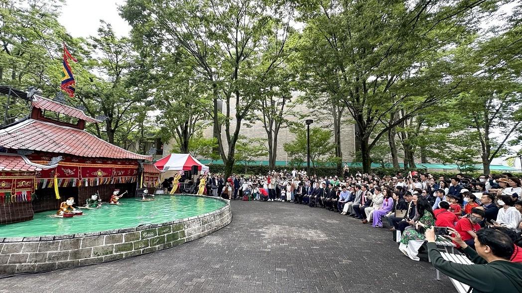 A water puppetry troupe from Vietnam presents at the event for the first time to showcase the rich traditional culture of the country. Source: Department of International Cooperation, Ministry of Culture, Sports and Tourism