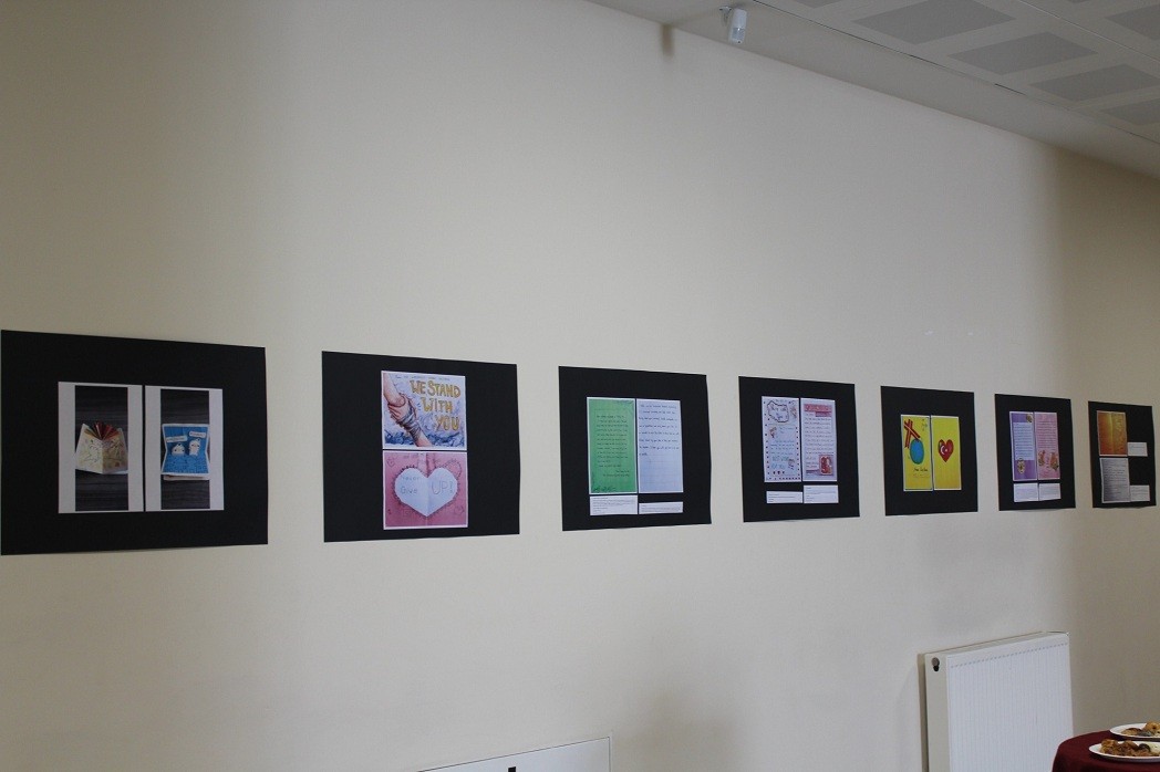 The exhibition includes paintings and letters from students of Lomonoxop High School in Vietnam and Ertugrul Gazi Anatolian High School in Türkiye.