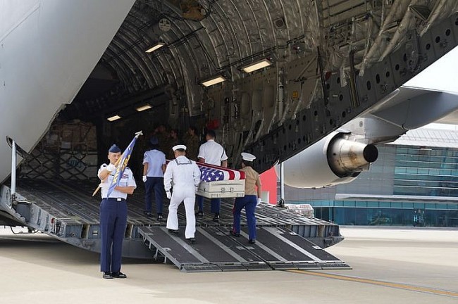 Suspected Remains of US Serviceman Missing in Action Repatriated