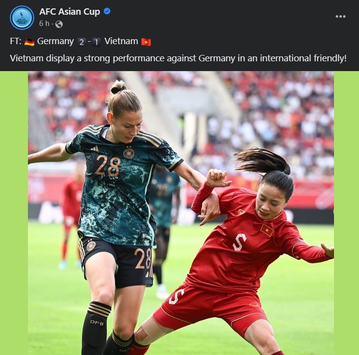 Vietnam Women Football Team Praised by Intl' Press