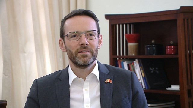 The UK Ambassador to Vietnam. Photo: 